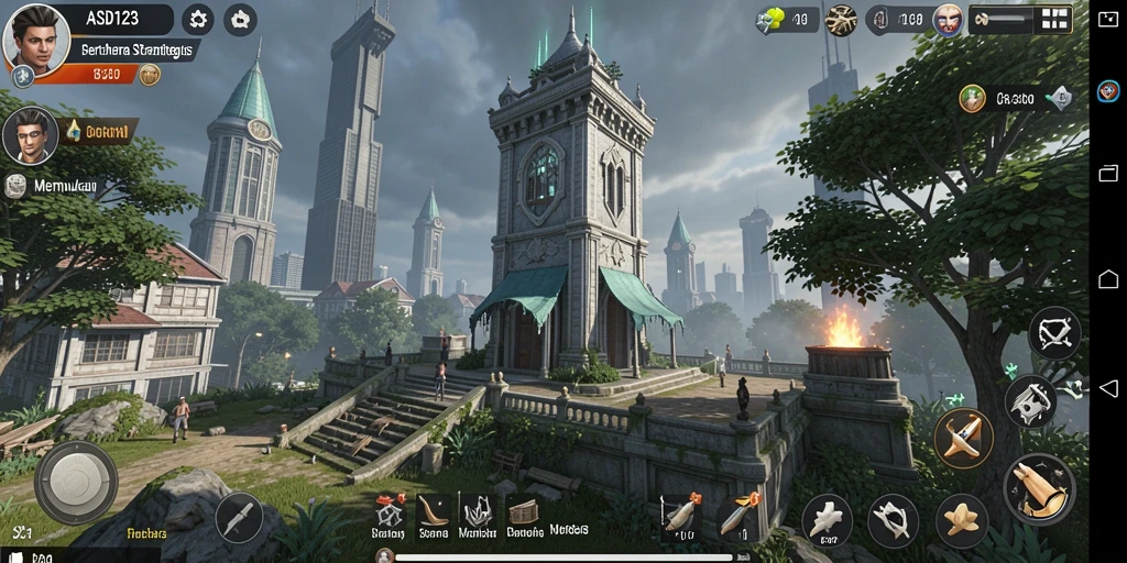 Tampilan gameplay Tower Defense yang menegangkan dan strategi yang mendalam.