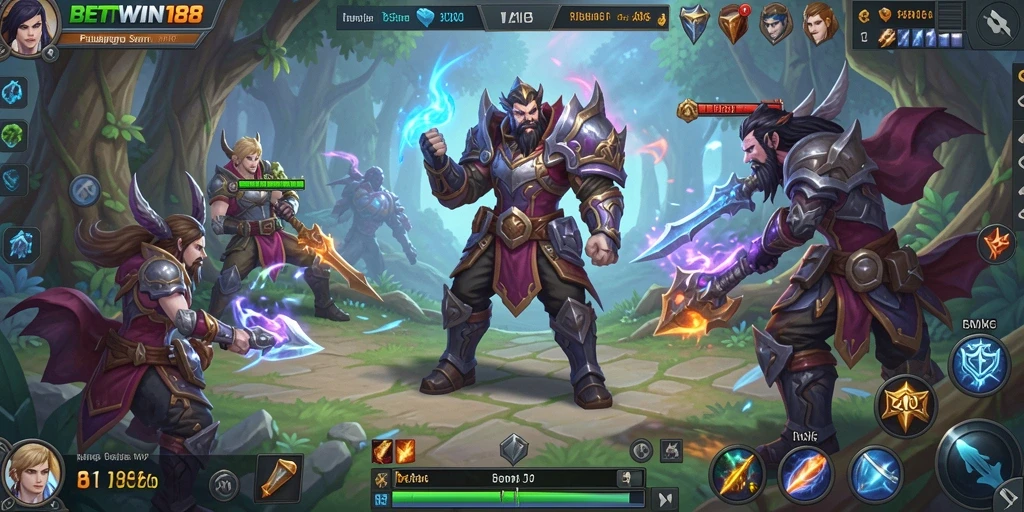 Screenshot BETWIN188 menampilkan pertempuran seru dalam dunia ARPG.