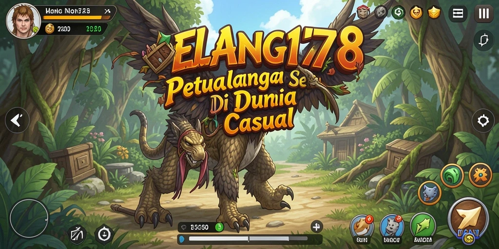 Tangkapan layar dari gameplay seru ELANG178 di dunia Casual.