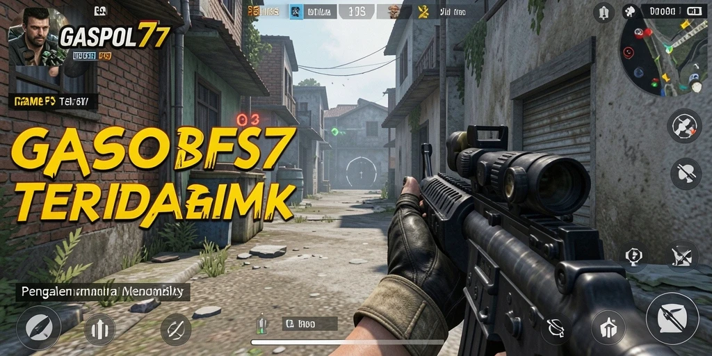 Tampilan gameplay GASPOL77 yang tegang dan seru di medan perang.