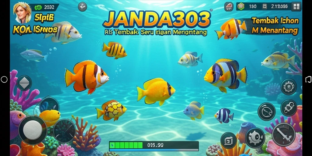 Gameplay JANDA303 yang seru dengan berbagai jenis ikan.