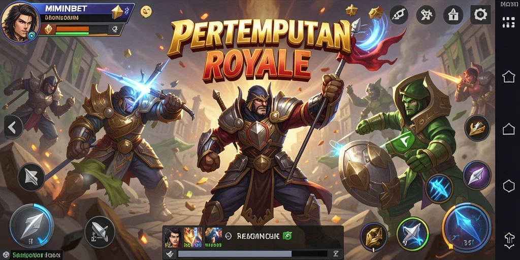 Tampilan gameplay <strong>MIMINBET</strong> dalam pertempuran seru Battle Royale.