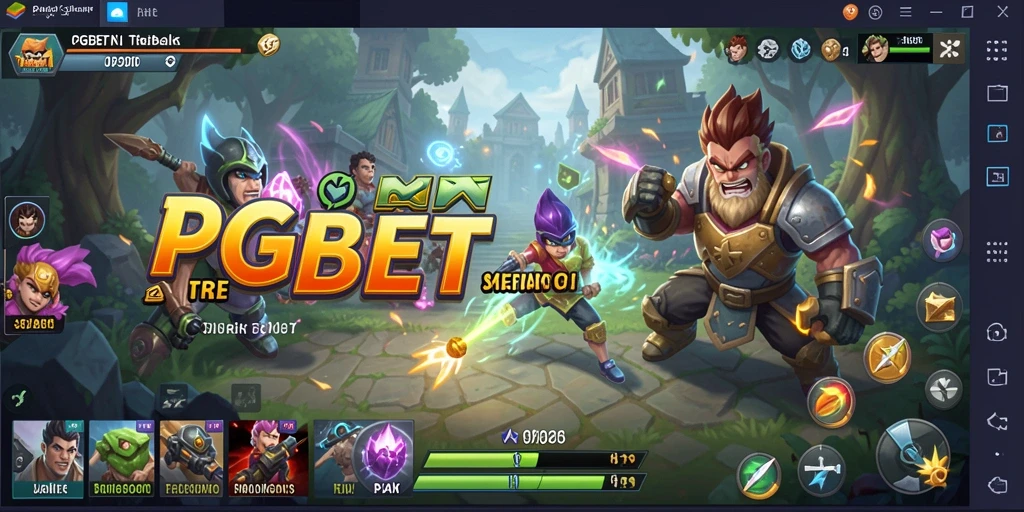 Tampilan antarmuka PGBET yang sederhana dan fungsional.