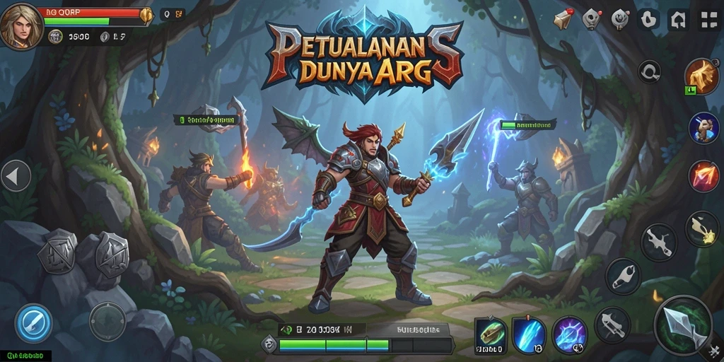 Screenshot utama menunjukkan aksi mendebarkan dalam gameplay ARPG.