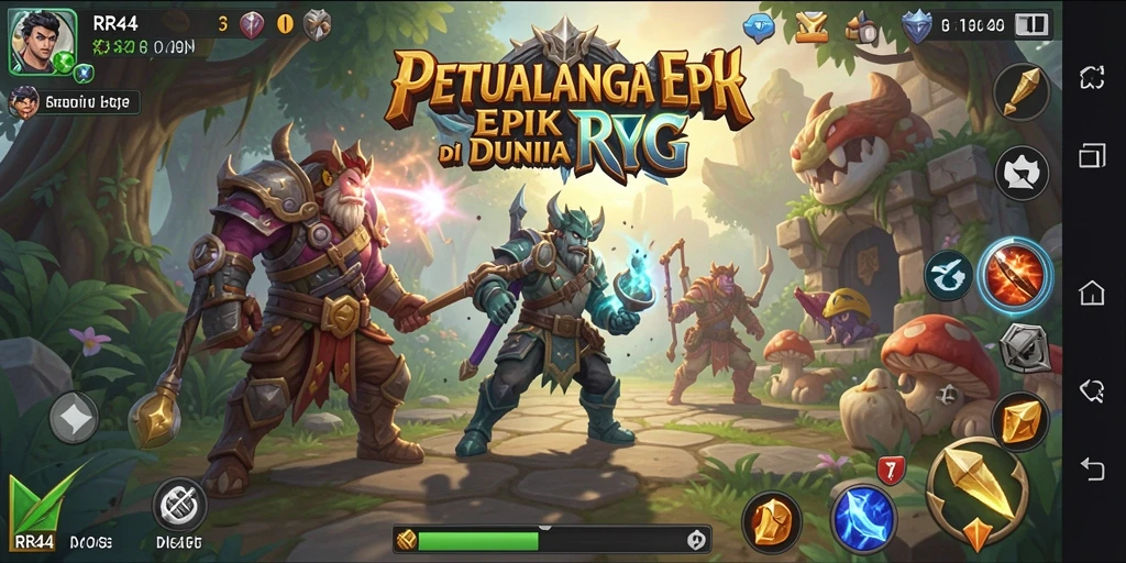 Tangkapan layar gameplay RR44 menampilkan pertarungan seru dan efek visual yang menakjubkan.