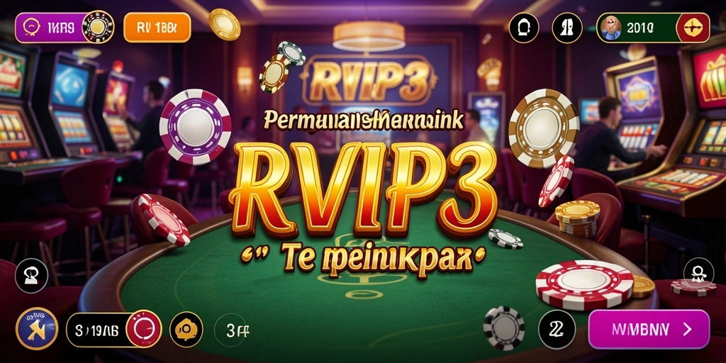 Tampilan gameplay Kasino yang menarik dan interaktif dari RVIP3.