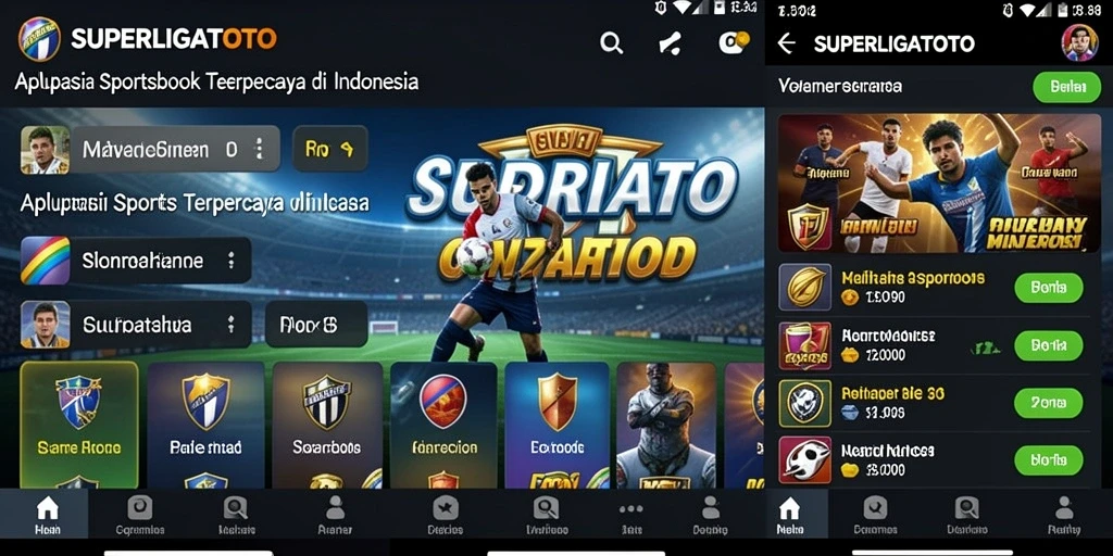 Tampilan gameplay taruhan olahraga di SUPERLIGATOTO yang menarik dan interaktif.