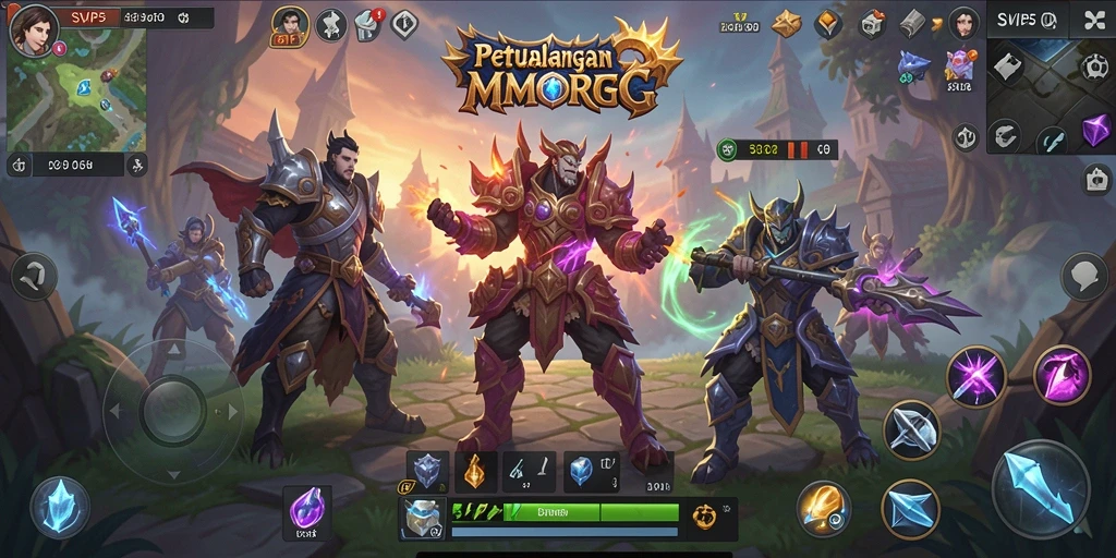 Tangkapan layar gameplay SVIP5 dengan aksi pertempuran yang mendebarkan.