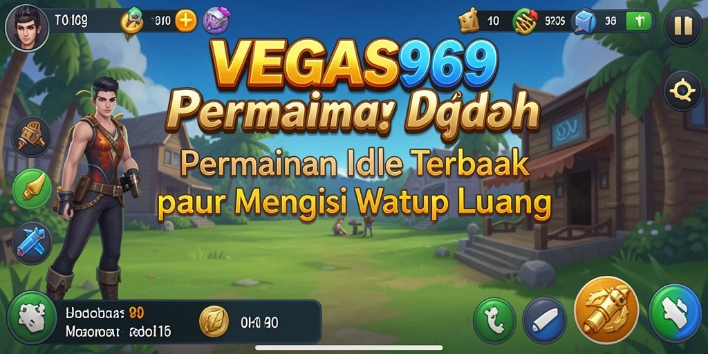 Screenshot gameplay <strong>VEGAS969</strong> menampilkan keseruan membangun kasino Idle.