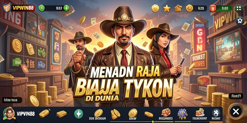 Tampilan gameplay <strong>VIPWIN88</strong> menunjukkan keseruan dalam membangun bisnis.